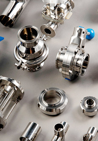 sanitary pipe fittings and valves